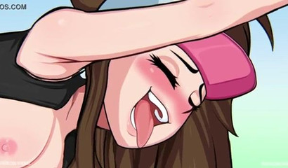 Coach Hilda fucks with her boyfriend in front of her Pokemon