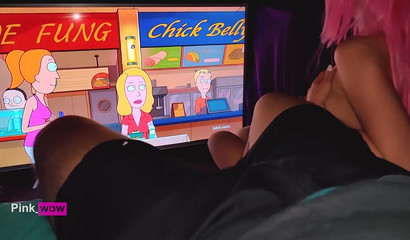 Sister Jerk Off My Dick While I Look Rick + Morty Season 4 (pov)