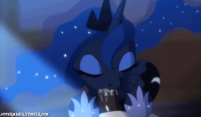 My Little Pony - Princess Luna in wet Dreams