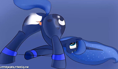 My Little Pony - Princess Luna in wet Dreams