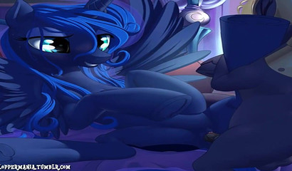 My Little Pony - Princess Luna in wet Dreams