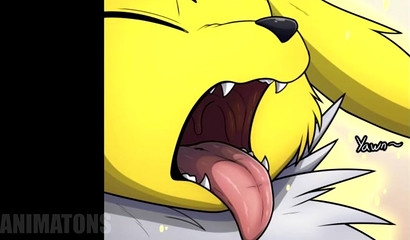 Funny XXX comic with fluffy Pokemon