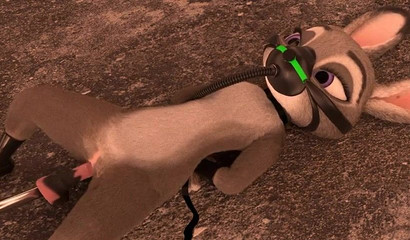 Sex machine fucks fluffy bunny Judy Hops from Zveropolis"