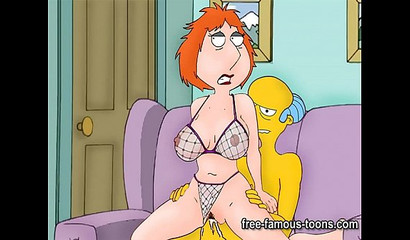 Simpsons and Griffins hardcore orgy