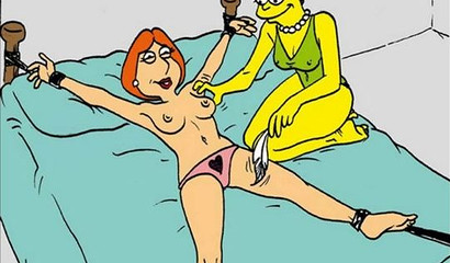 Simpsons and Griffins hardcore orgy
