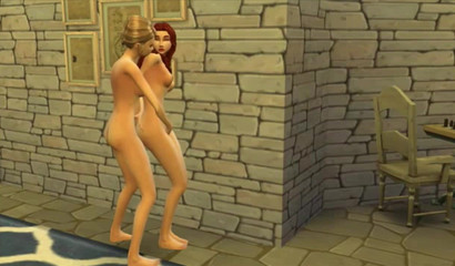 Cinderella caught Ariel masturbating and they had lesbian sex