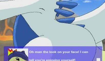 Big Pokemon Lugia fucks in all holes with other Pokemon