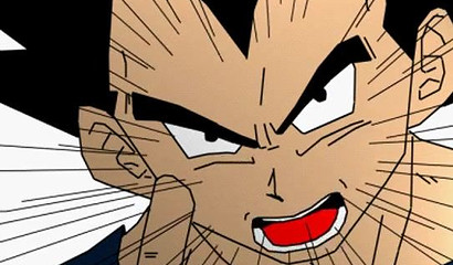 Blonde Android 18 forces a bound guy Trunks to have sex