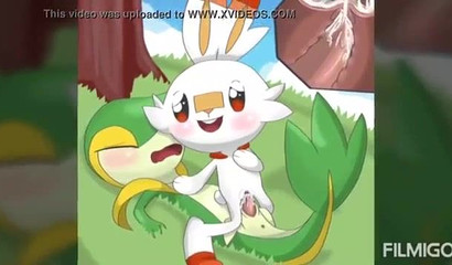 An excellent art collection with exciting pictures with Skorbanny from Pokemon"