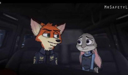 Friends and colleagues Judy Hops and Nick Wilde fuck in a porn cartoon
