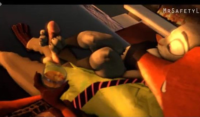 Friends and colleagues Judy Hops and Nick Wilde fuck in a porn cartoon