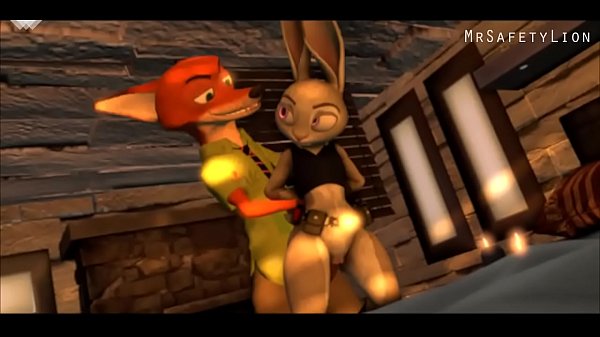 Friends and colleagues Judy Hops and Nick Wilde fuck in a porn cartoon