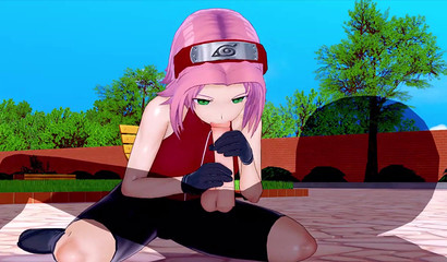 Sakura enjoys dick and fucks in animated 3d Naruto porn