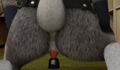 Judy Hopps on dildo