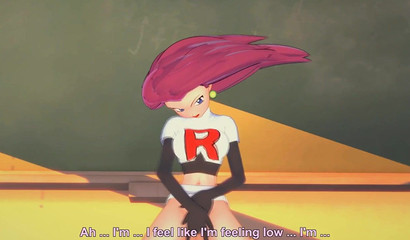 Sexy girl Jessie masturbates a shaved pussy