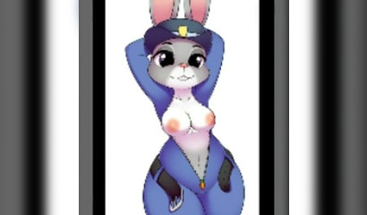 Comics and XXX auditions with the characters of the popular cartoon Zootopia