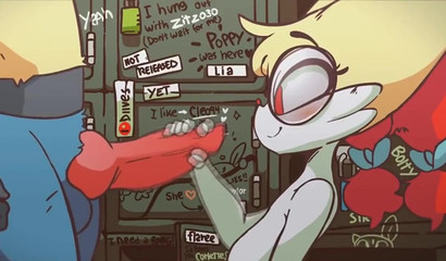 Braixen Gives Oral Coitus To Lucario (loop W/ Sound)