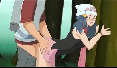 Pokemon trainer fucked a losing beauty in the forest