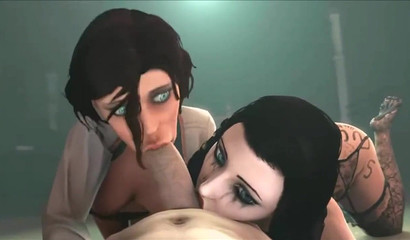 Passionate sex with the participation of big-boobed 3d girls, cartoon porn compilation