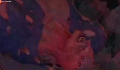 Huge monsters fuck Lara Croft hard with big dicks