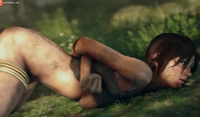 Collection of hot sex with the main character of the game Tomb Raider