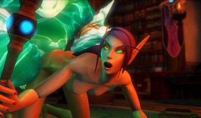 Collection of animated sex with busty beauties from the game World of Warcraft