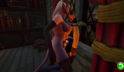 Hot hard sex collection with characters from World of Warcraft