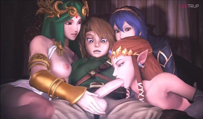 7 minutes of hot 3D porn with The Legend of Zelda characters