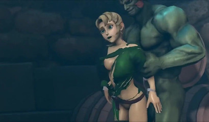 7 minutes of hot 3D porn with The Legend of Zelda characters