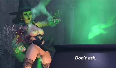 Halloween 3D porn collection with animated beauties