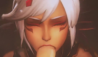 Elven beauties give you a blowjob! Porn cartoon Princess Zelda