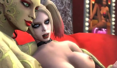 Epic collection of 3D porn with the charming DickGirl Harley Quinn