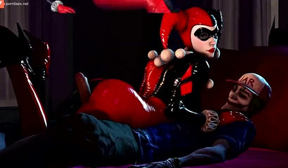 Hot 3D porn with characters from the cartoon Batman