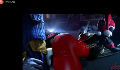 Batman, Joker and others fuck a slut from Arkham Harley Quinn, 3d porn