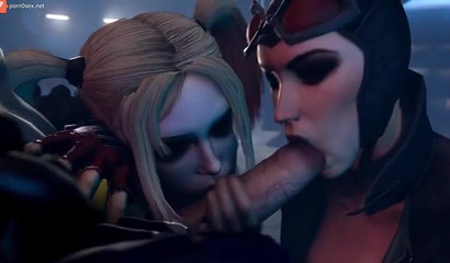 Collection of animated sex with incredible Catwoman