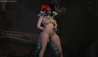 Helpless Harley Quinn gets raped in epic 3D porn