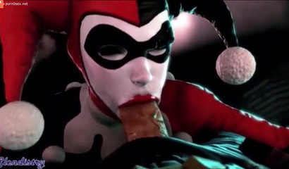 Collection of animated sex with a whore from Arkham Harley Quinn