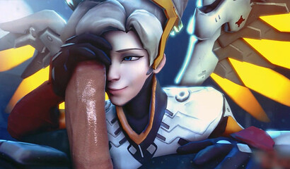 3D porn compilation with beauties from the video games NieR: Automata and Overwatch