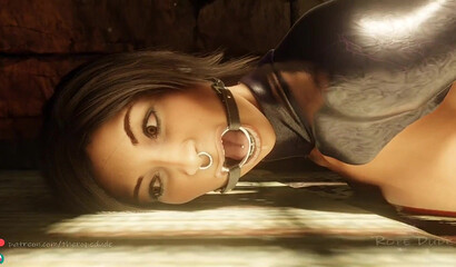 Perverts rape defenseless Lara Croft! 3D porn Tomb Raider
