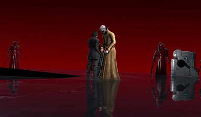 Snoke and Kylo Ren rape cute Rey Palpatine! 3D porn Star Wars