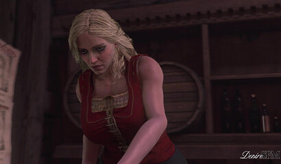 3D porn parody of The Witcher with a sissy futanari Triss Merigold