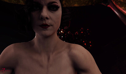 Lady Dimitrescu sucks the juices out of your dick! 3D porn Resident Evil