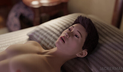 Taboo 3D porn! Big-boobed mom takes her son's virginity