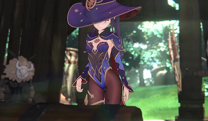 Hentai orgy with blue-haired beauty Mona from the game Genshin Impact!