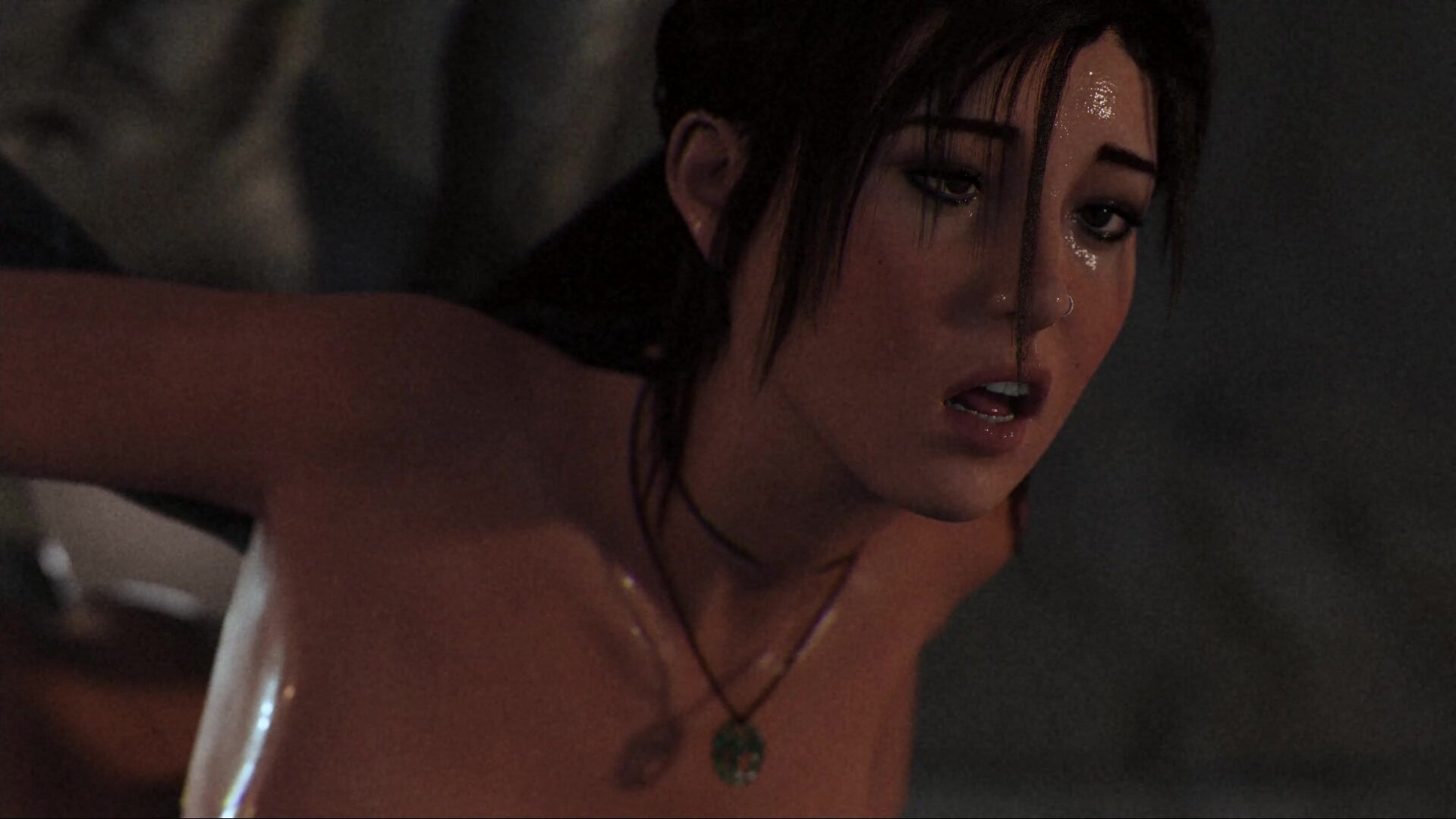Злые монстры насилуют тугой анал Lara Croft! 3D порно Tomb Raider