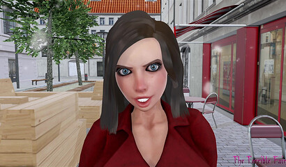 Futanari-nymphomaniac destroys the pussies of young girls in a porn cartoon