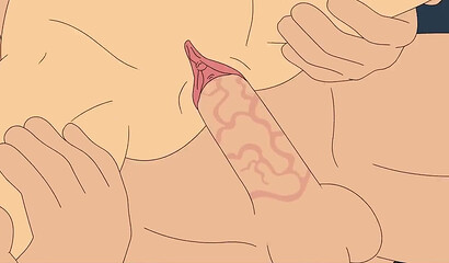 Mighty Poseidon fucks a young mermaid Ariel in the ass, porn cartoon