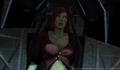 Brutal rape of defenseless Robin lustful DickGirl Poison Ivy, 3D porn