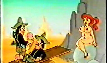 Old porn cartoon Buffalo Bill and Indians with Russian translation