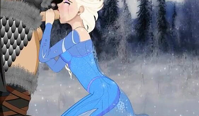 Forced deep blowjob with young Elsa of Arendelle